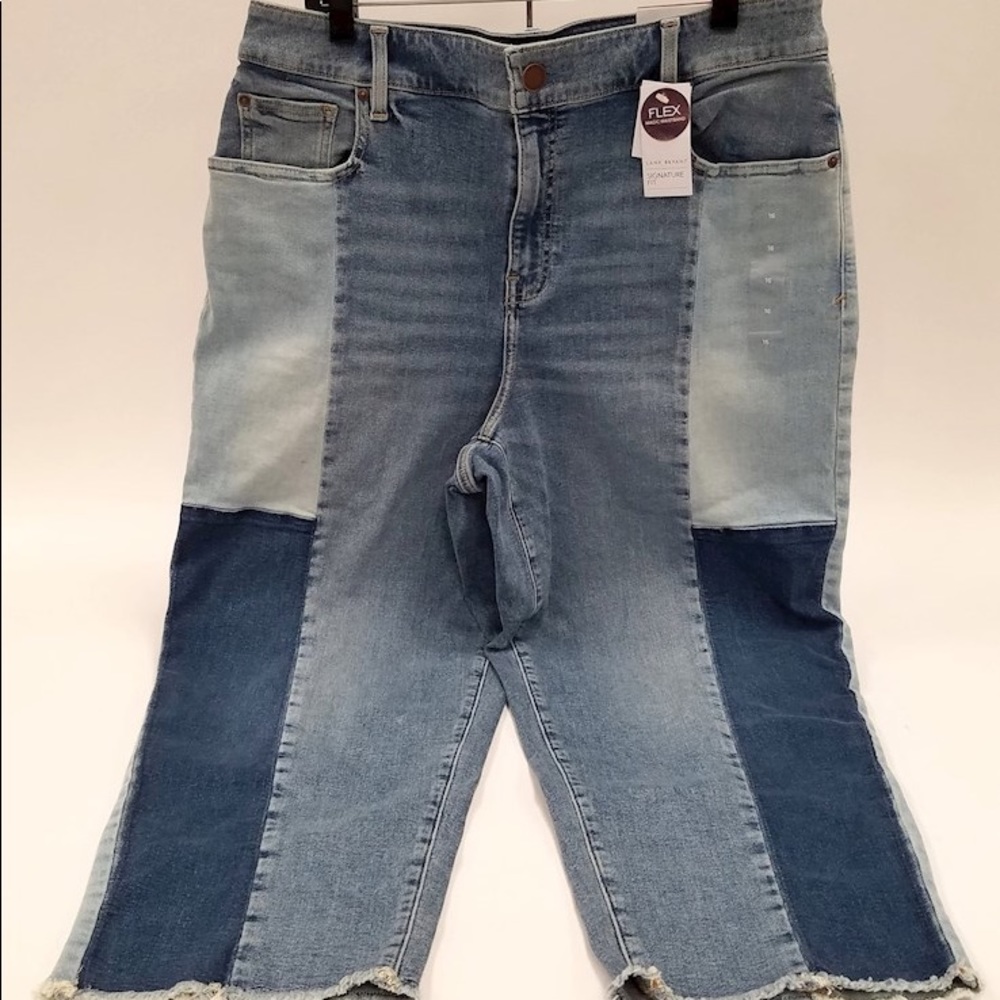 Lane Bryant Crop Jeans 16 Patch